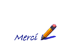 Gif animé merci ecrit